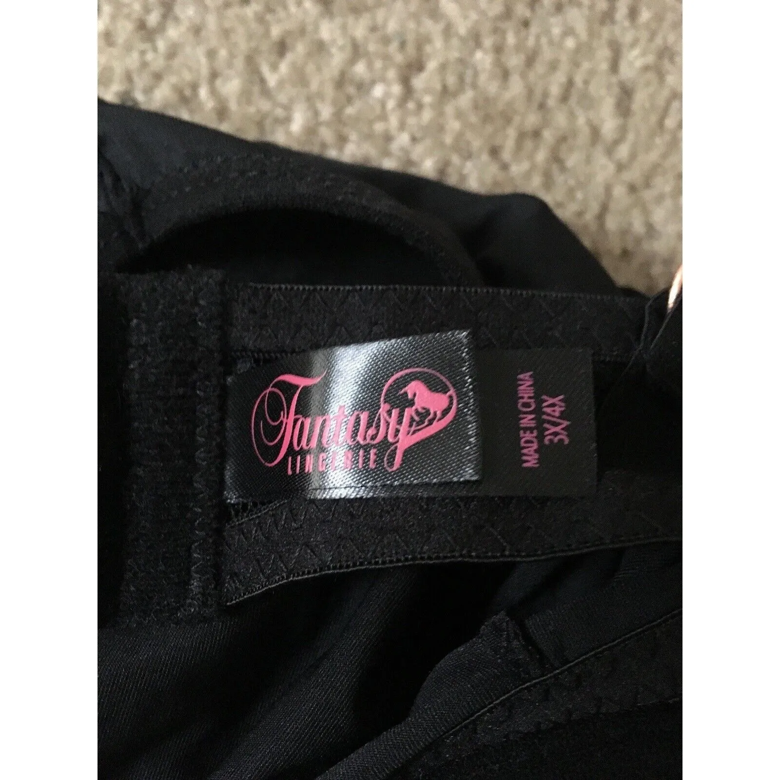 Curve by Fantasy Women's Plus Baby Doll Teddy Lingerie Dress 1pc Size 3X - Image 2