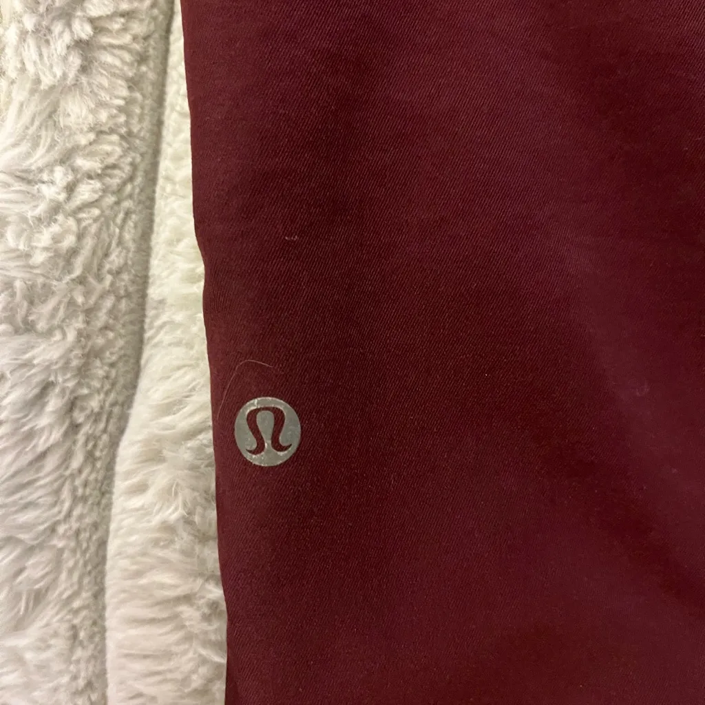 Maroon Lululemon & Go Take You There Trouser size 6 - Image 6