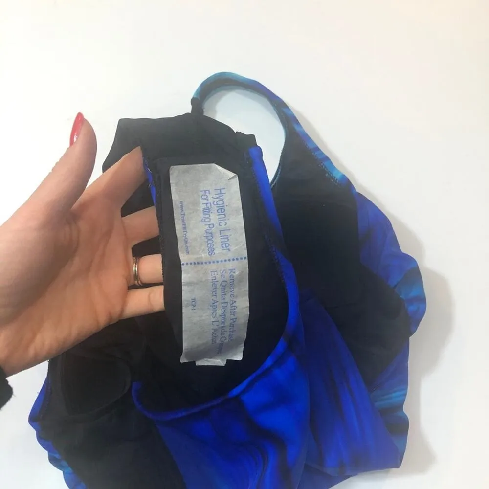 Women's Twister Chlorine Blue One Piece Swimsuit Size 10 - Image 6