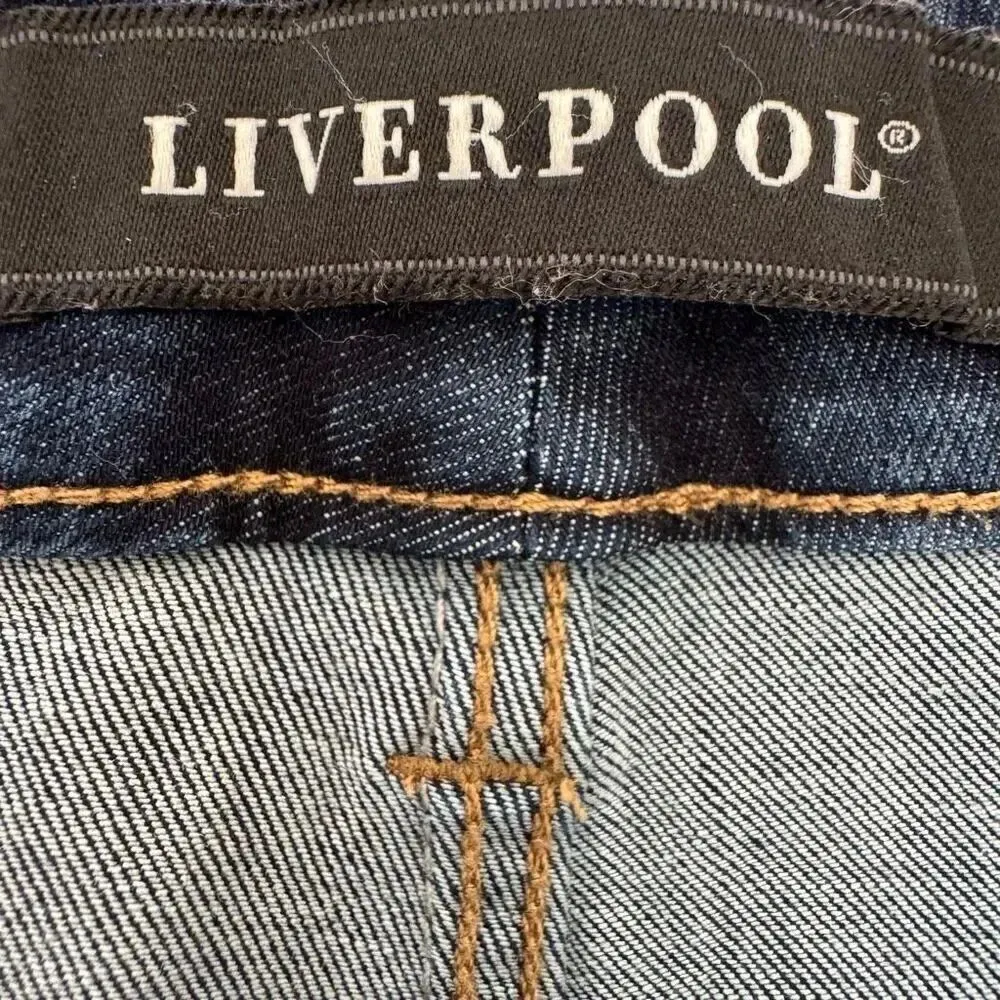 Liverpool High Rise Ankle Raw Hem Slim Women’s Jeans SZ 10/30 # 2321 - Image 6