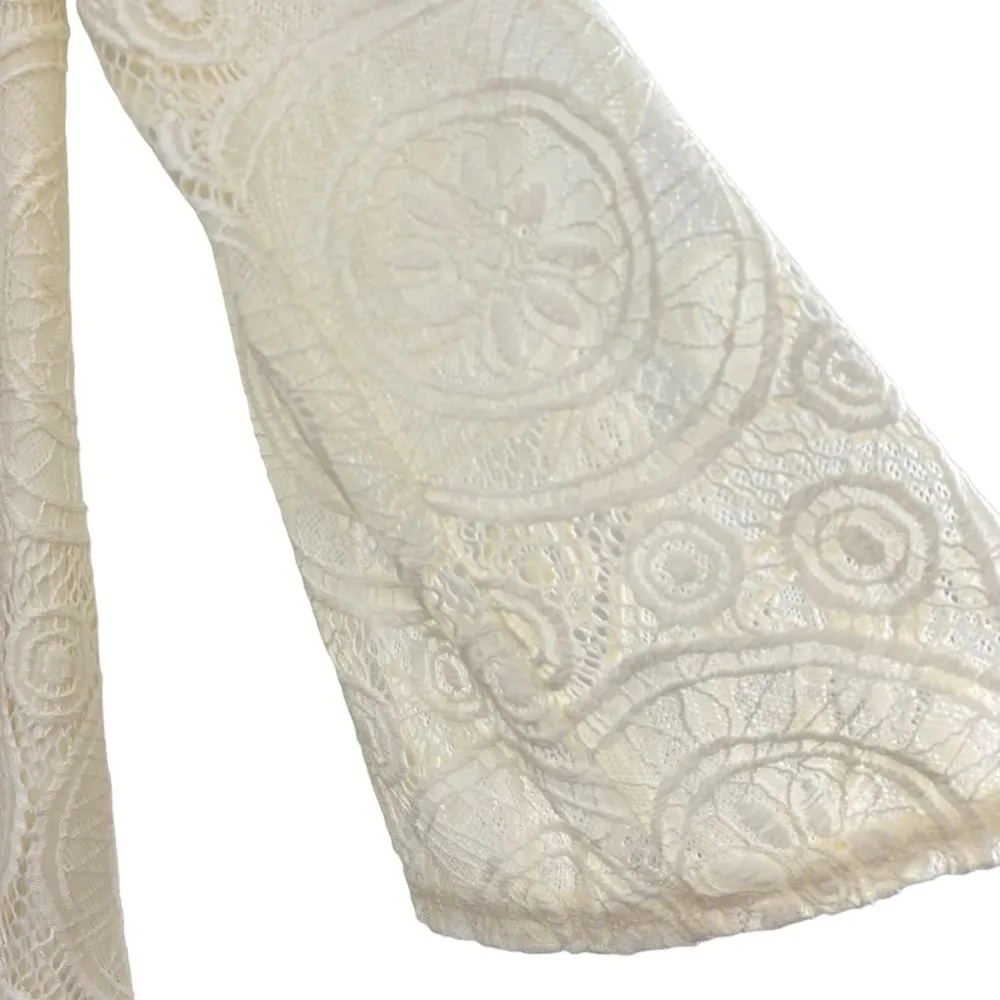 Love, Fire Women's Lace Cold Shoulder Ivory Dress New - Image 7