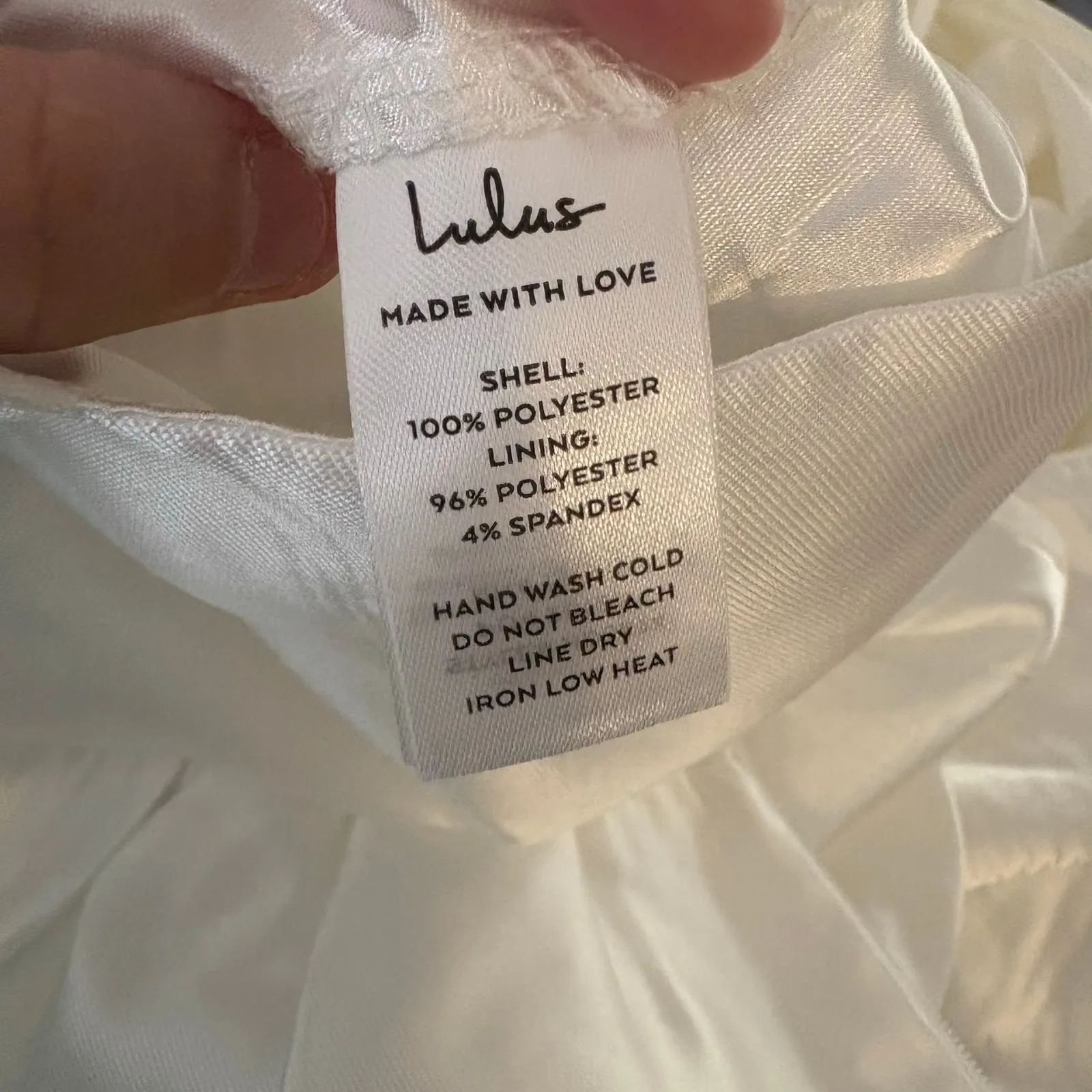 Lulus White Bubbly Love Taffeta Corset Mini Dress Fit & Flare Bridal Medium LWD - Image 8