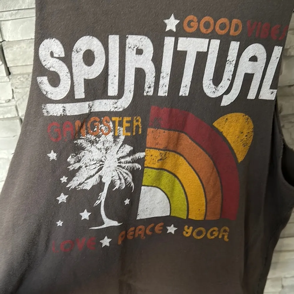 Spiritual Graphic Tank Top - Image 2