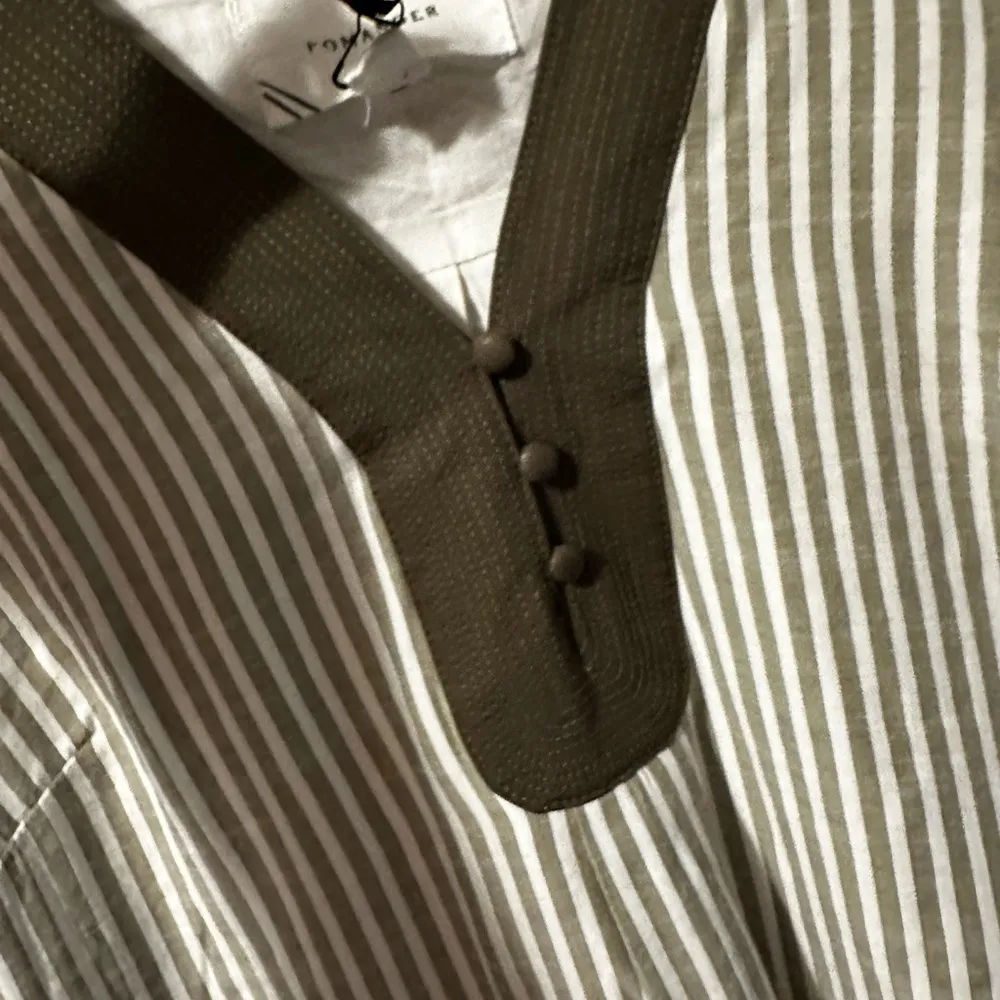 Tuckernuck Pomander Place Olive Striped Dress Green Size XS - Image 3