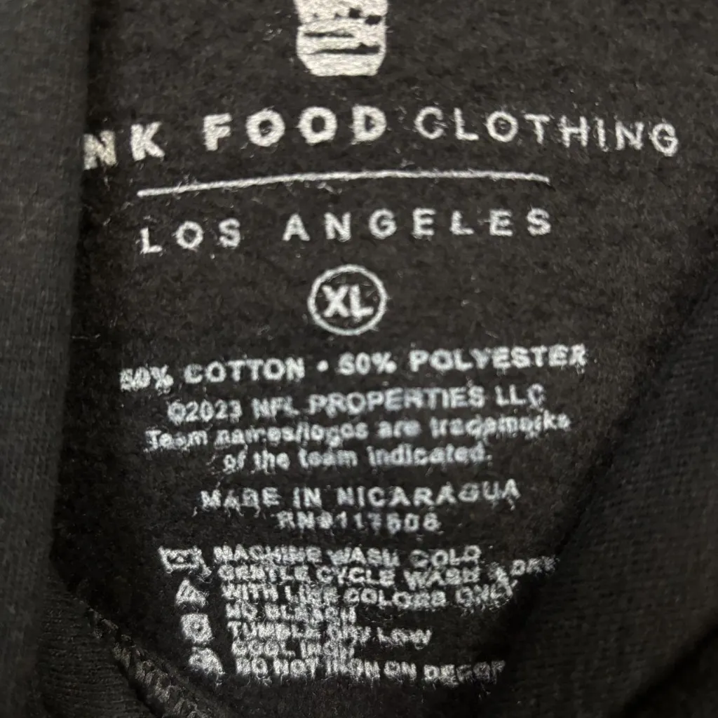 Kansas City Chiefs Airbush Style NFL Rivalry Logo Hoodie XL - Image 4