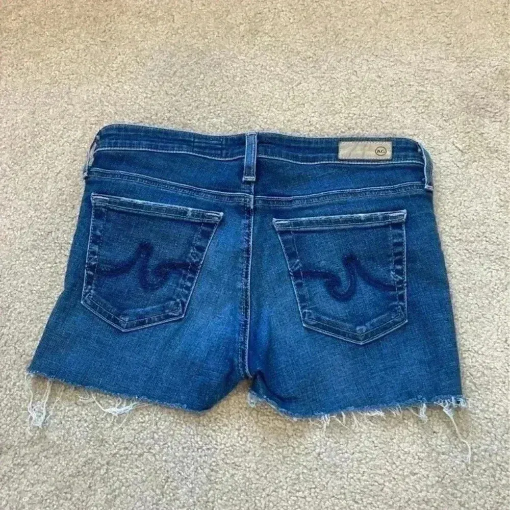 AG adriano goldschmied distressed jean shorts - Image 4