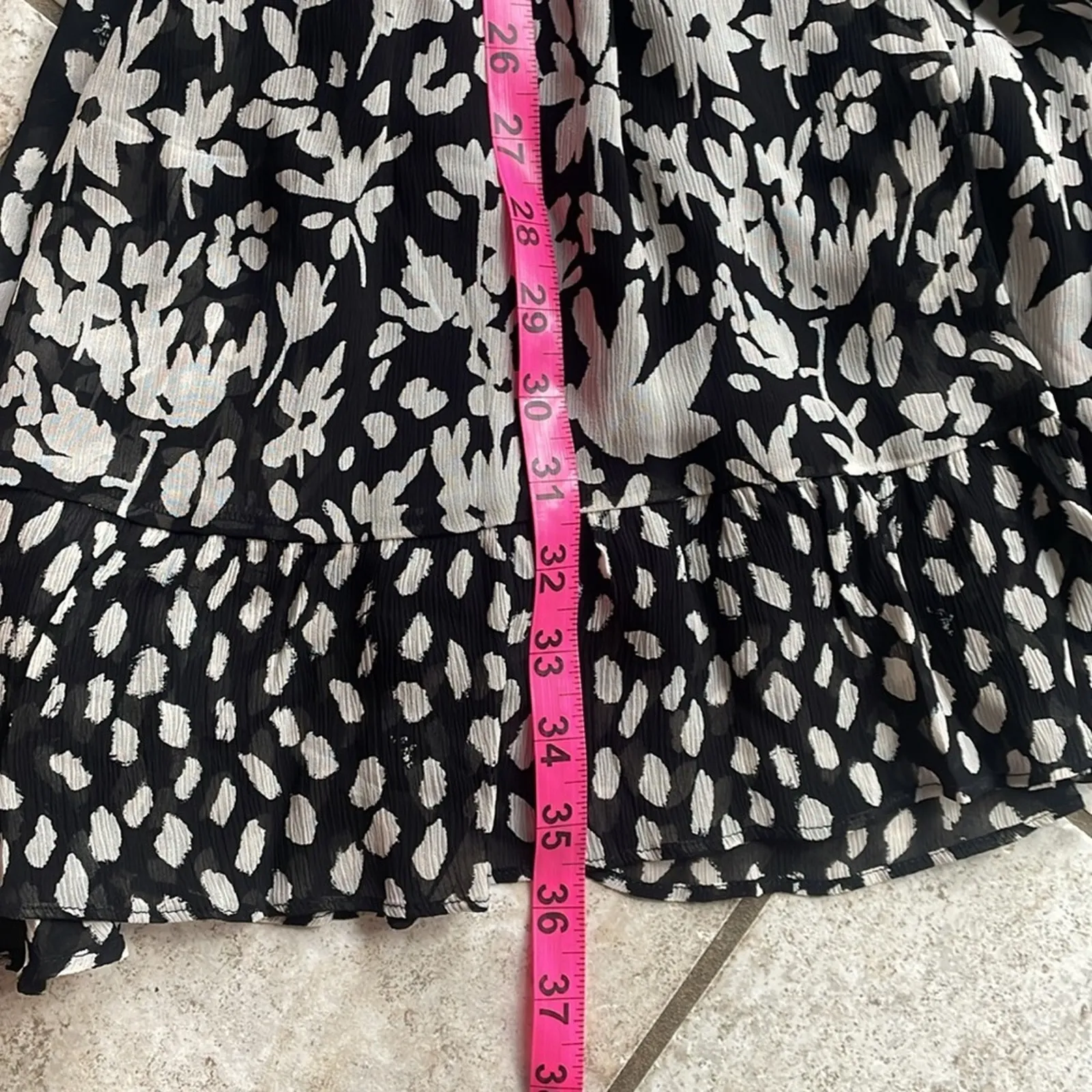 Ba&Sh Fiona Long Sleeve Dress Noir Floral - Image 15