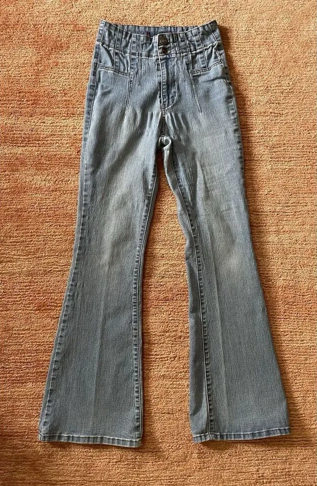 Wallflower High Rise Flare Jeans Size 7 Stretch Blue Sustainable Denim - Image 1