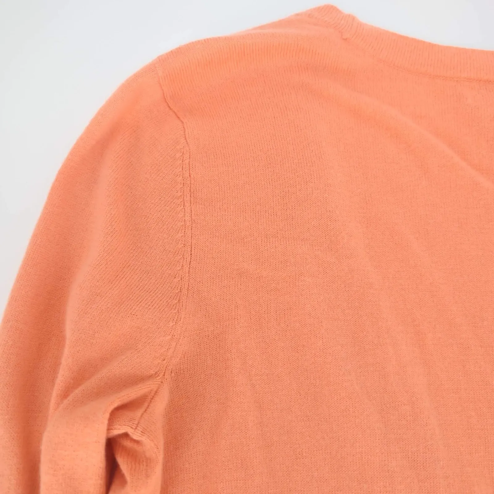 Lilly Pulitzer Soft Coral / Salmon Orange Button Up Size S Cardigan Sweater -GUC - Image 14