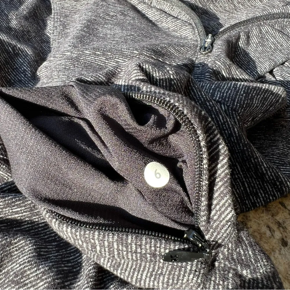 Lululemon Dark Grey Quarter Zip Pull Over Athletic Jacket - Image 7