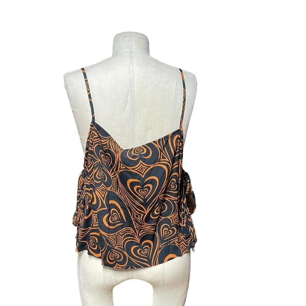 Lisa Says Gah Buffy Wild Hearts Tank Top‎ Black Brown Size Large - Image 8