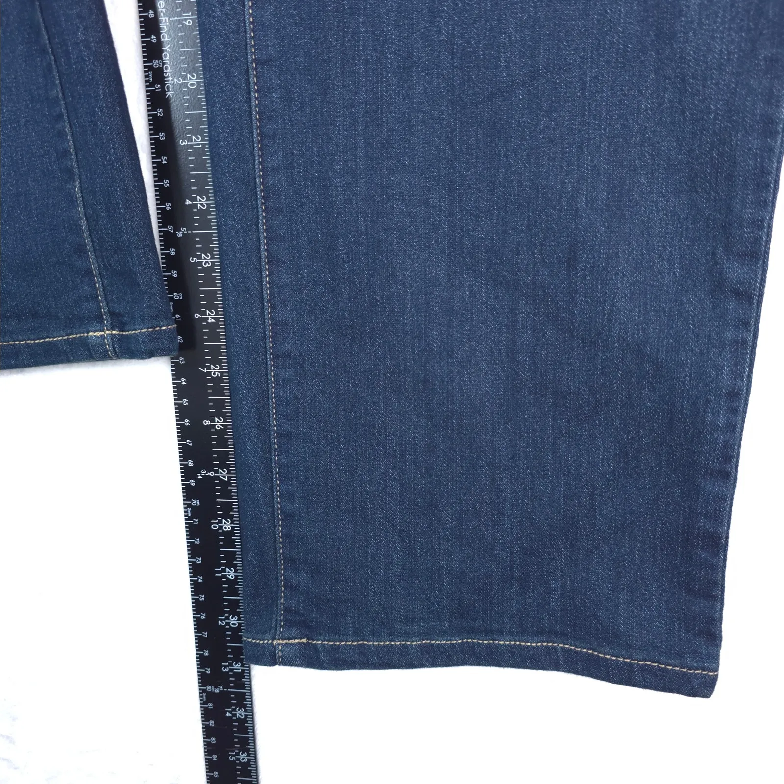 Dressbarn Westport Jeans Womens 20W Blue Mid Rise Straight Dark Wash Stretch - Image 10