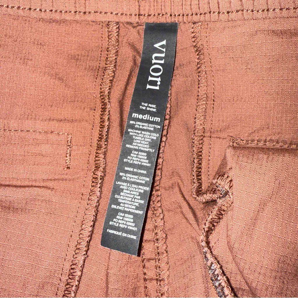 Vuori Ripstop Pant Two Way Organic Stretch Pants in Light Terracotta Sz M - Image 7