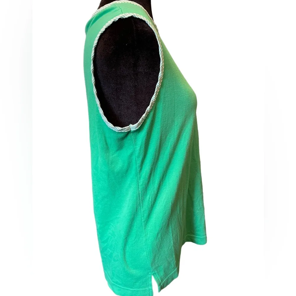 BonWorth Y2K Embroidered Hippie Cottagecore Whimsical Floral Seersucker Shirt - Image 4