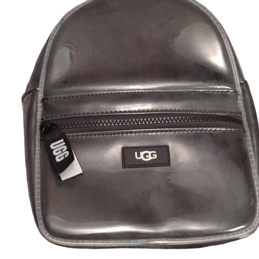 Ugg Clear Black Fleece Dannie II Mini Backpack OS - Image 3