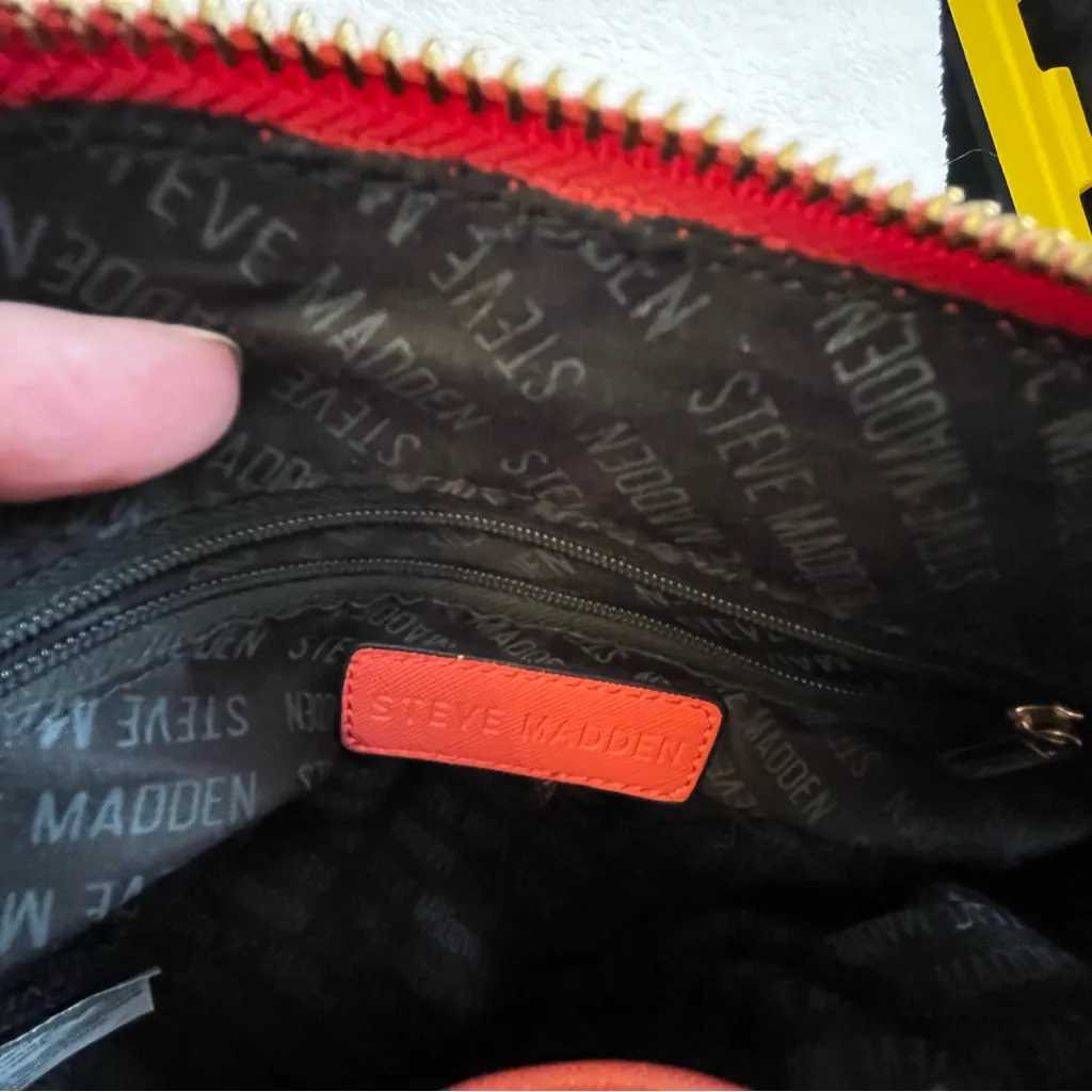 Steve Madden Pink Crossbody Bag with Gold Accents On Strap ClassicCore Y2K - Image 10