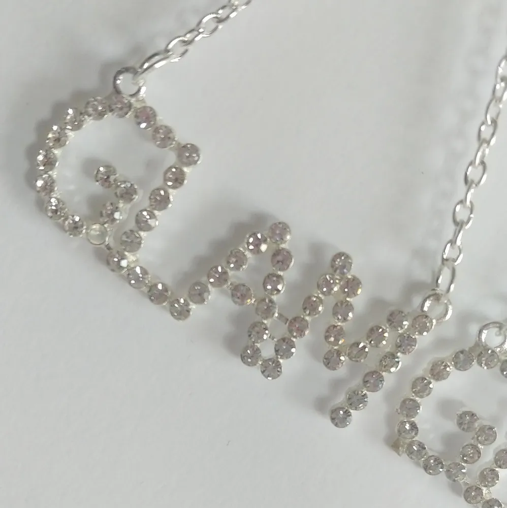 Iced GLAM Dangle Earrings & Bracelet Silver - Image 4