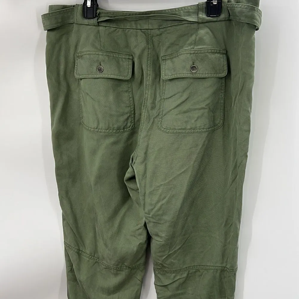 Ann Taylor Loft size 12 olive pant 100% lyocell - Image 4
