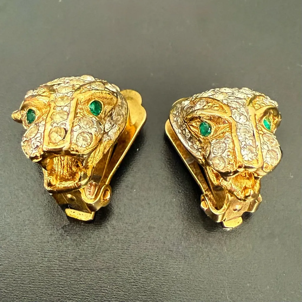 Unsigned Pave Crystal Gold - Image 5