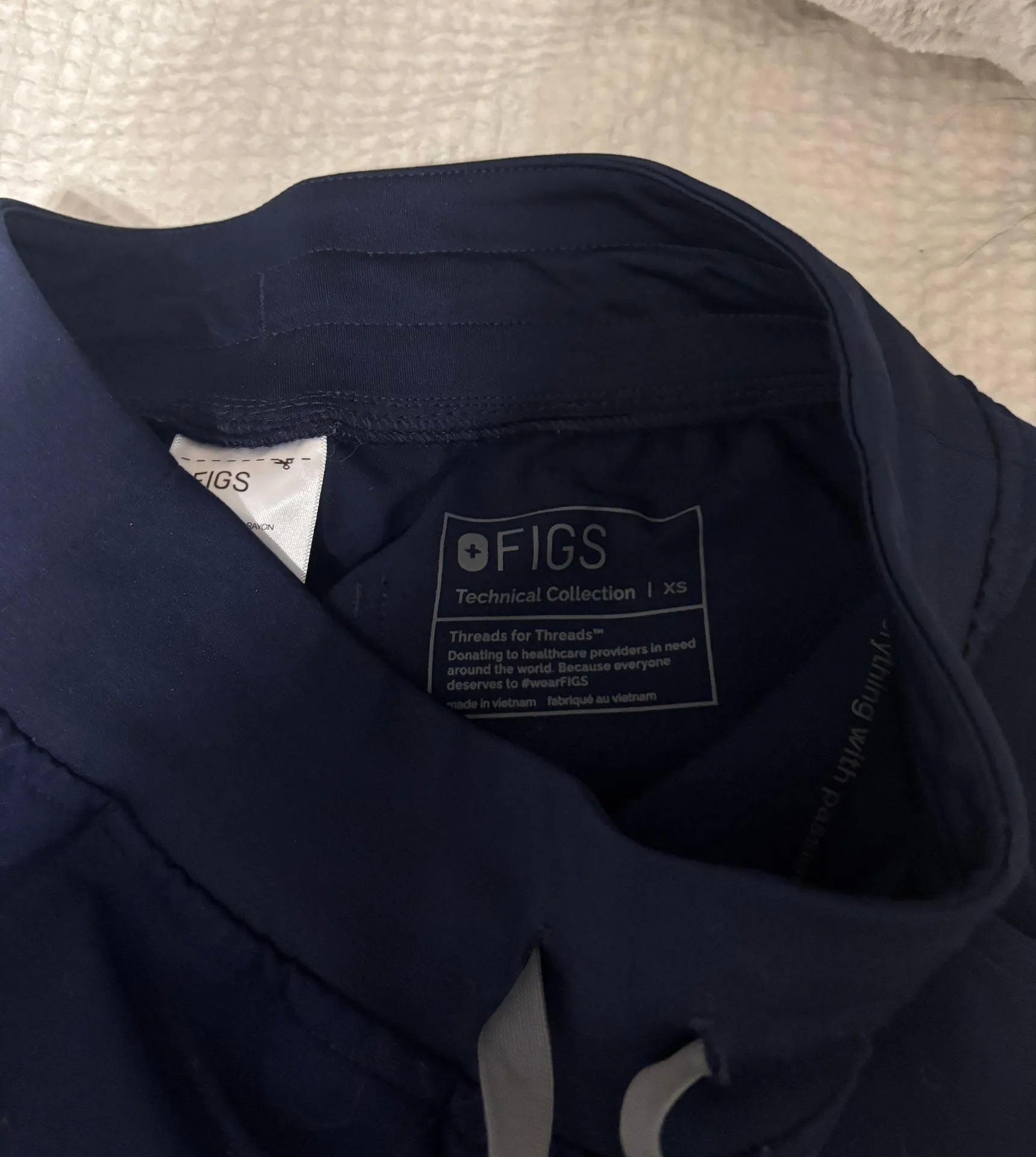 Navy Blue Scrub Pants - Image 4