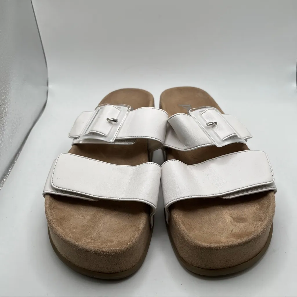 Paul Green ALOHA SLIDE Color — White Nappa size UK  4.5 US 7  slip on sandals - Image 3