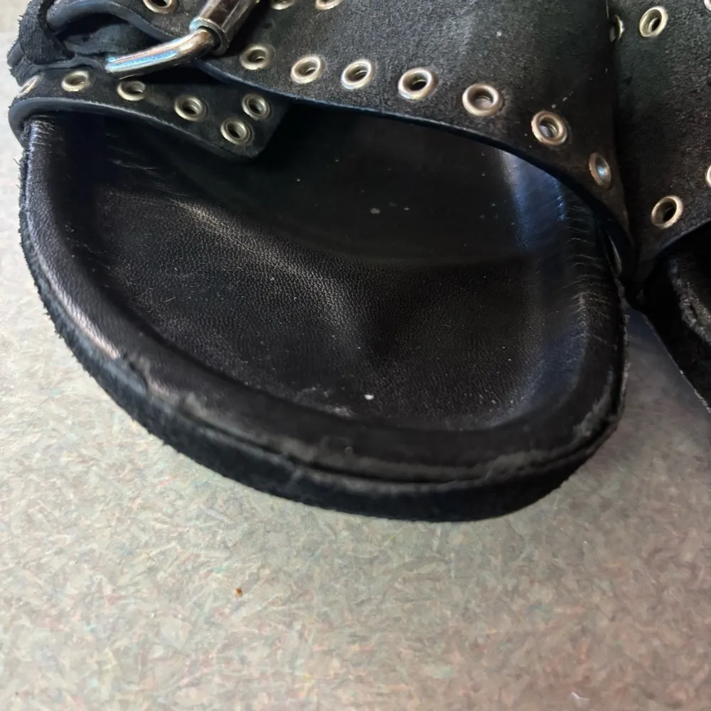 Isabel Marant Loved Lennyo Suede Quiet Luxury Preppy Coastal Boho Sandal 10 - Image 3