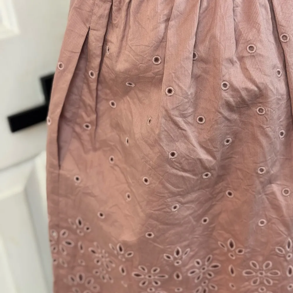 COACH Broderie Anglaise Mini Skirt In Organic Cotton Size 0 - Image 5