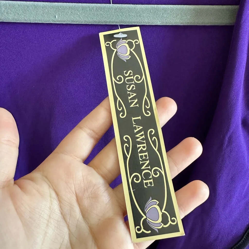 Purple Cardigan Women’s S Short Ruffle Sleeve Open Front Flowy Jacket Whimsical - Image 6