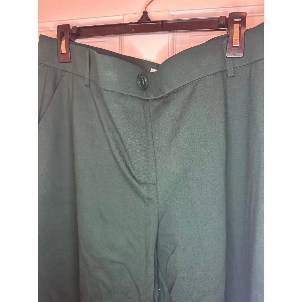 Kasper‎ Dark Green Dress Pants size XLP NWT - Image 3