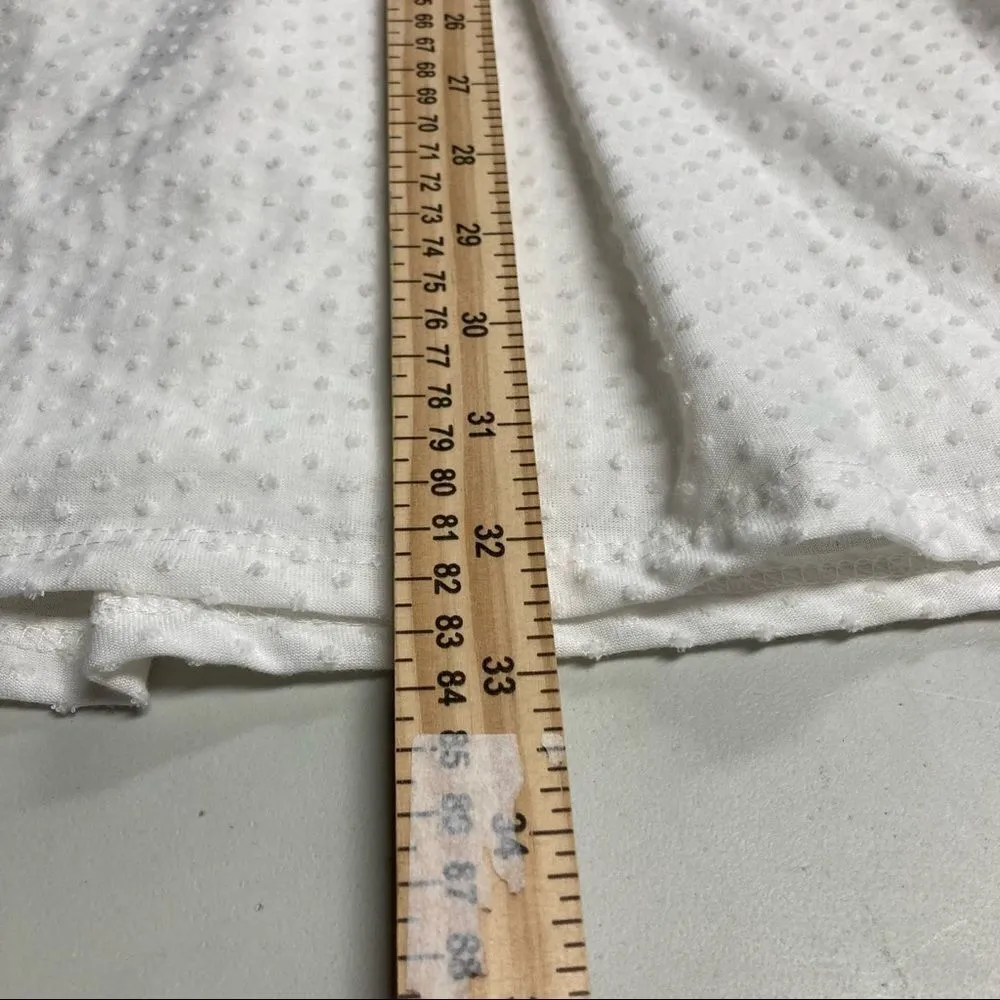 DEE ELLY, Women’s(Junior) Dotted Swiss White/Cream Dress Size 7‎ SEE DESCRIPTION - Image 4