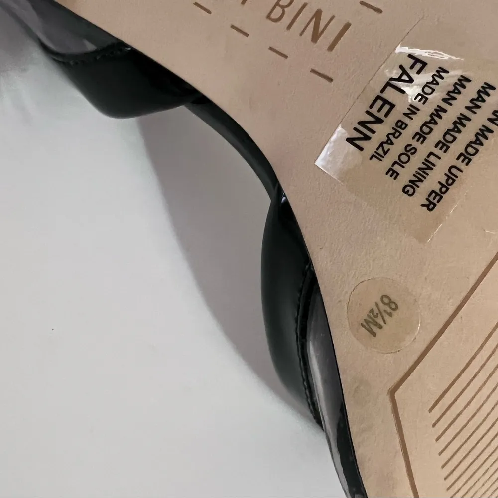 Gianni Bini Falenn Black Patent and clear stiletto heels, size 8 1/2 - Image 7