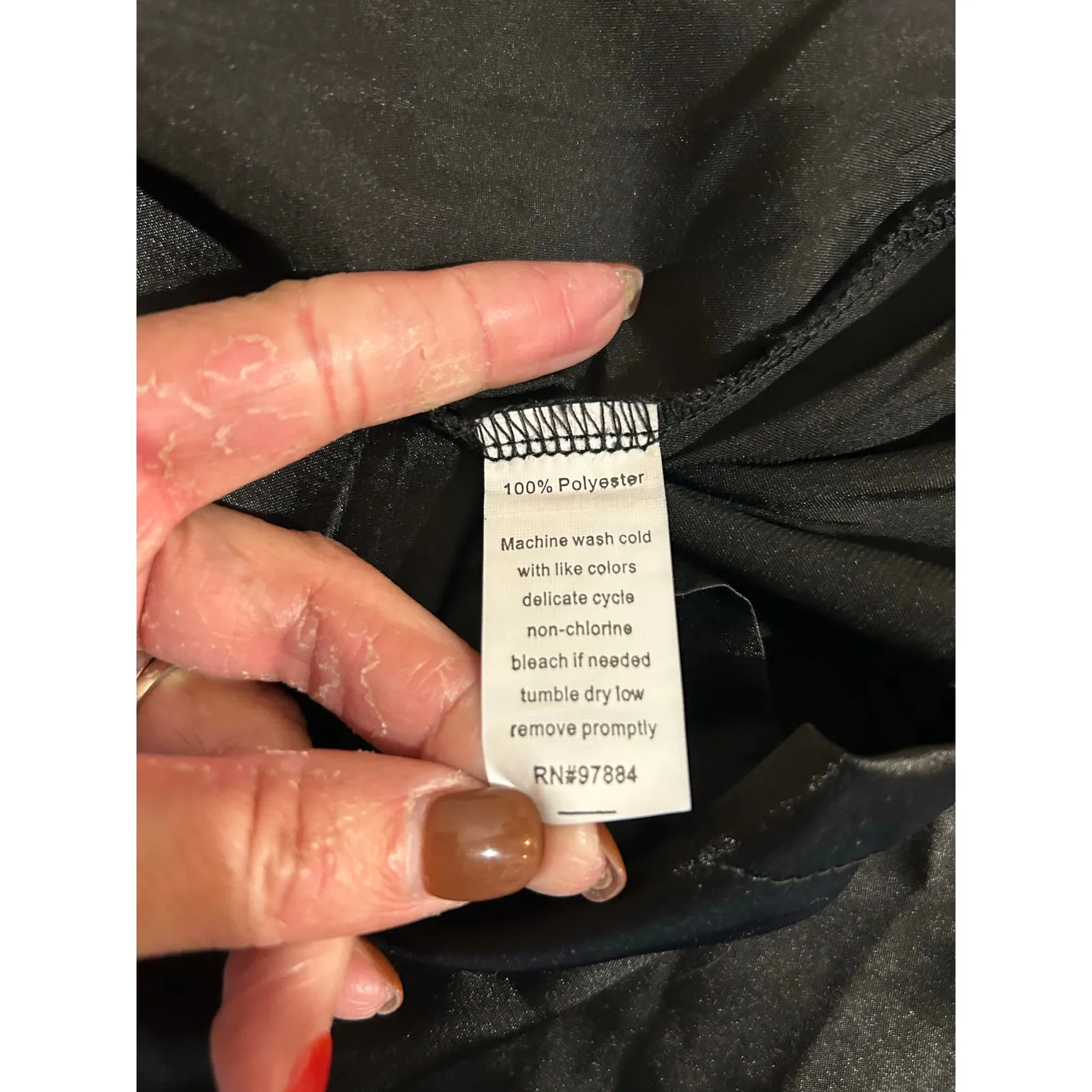 Tart Intimates NWT black pajama top size L short sleeve silky Size L - Image 5