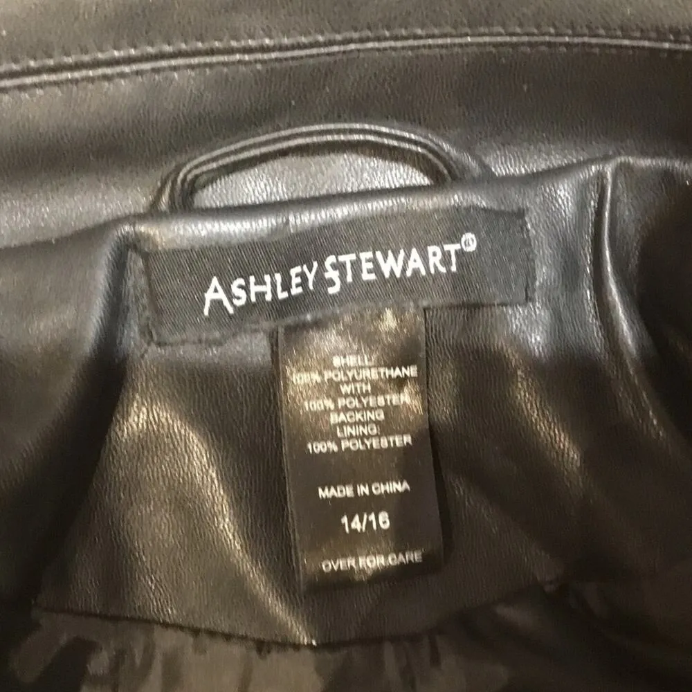 Ashley Stewart Vegan Leather Jacket - Image 2