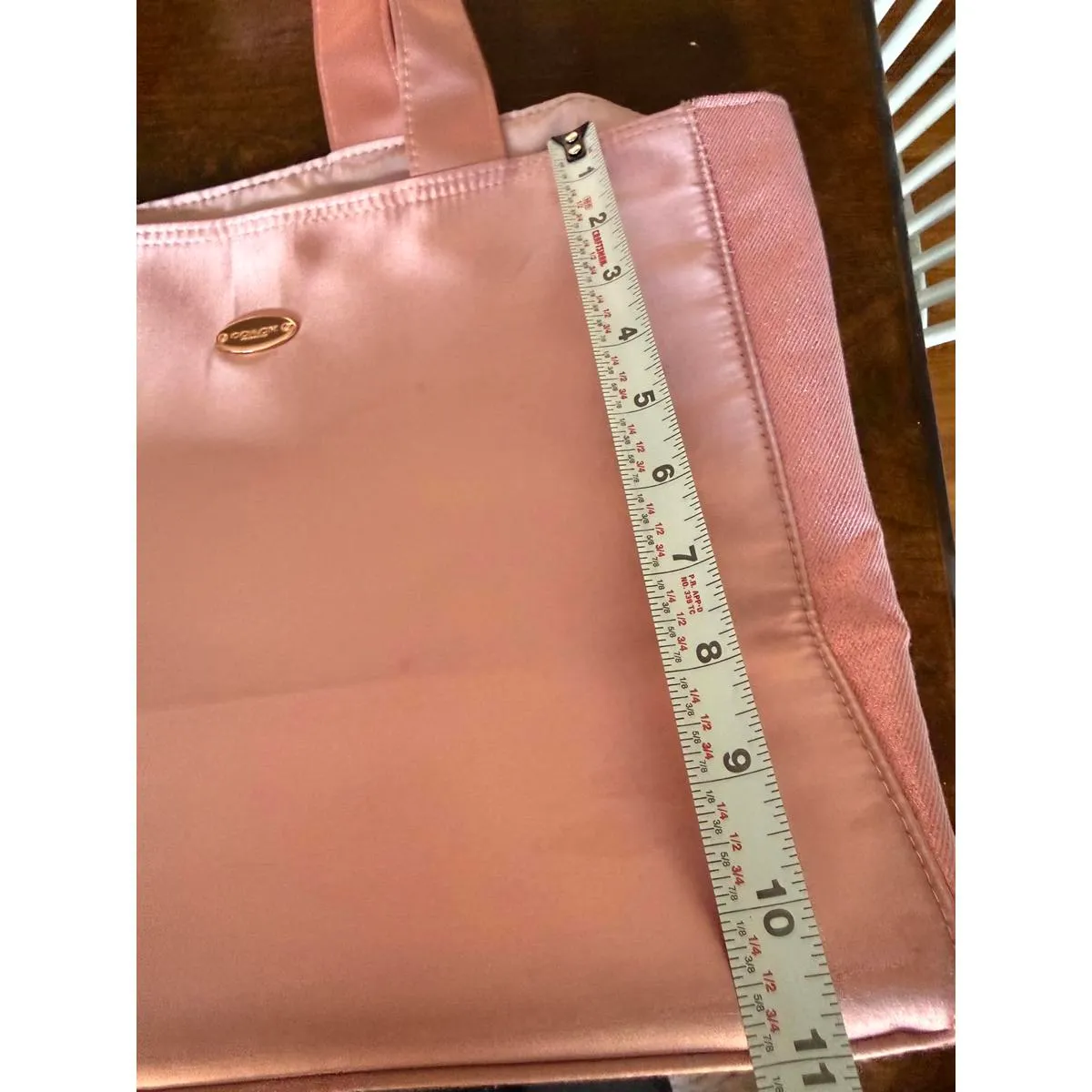 Coach Fragrance Pink Satin Tote Bag - Image 8