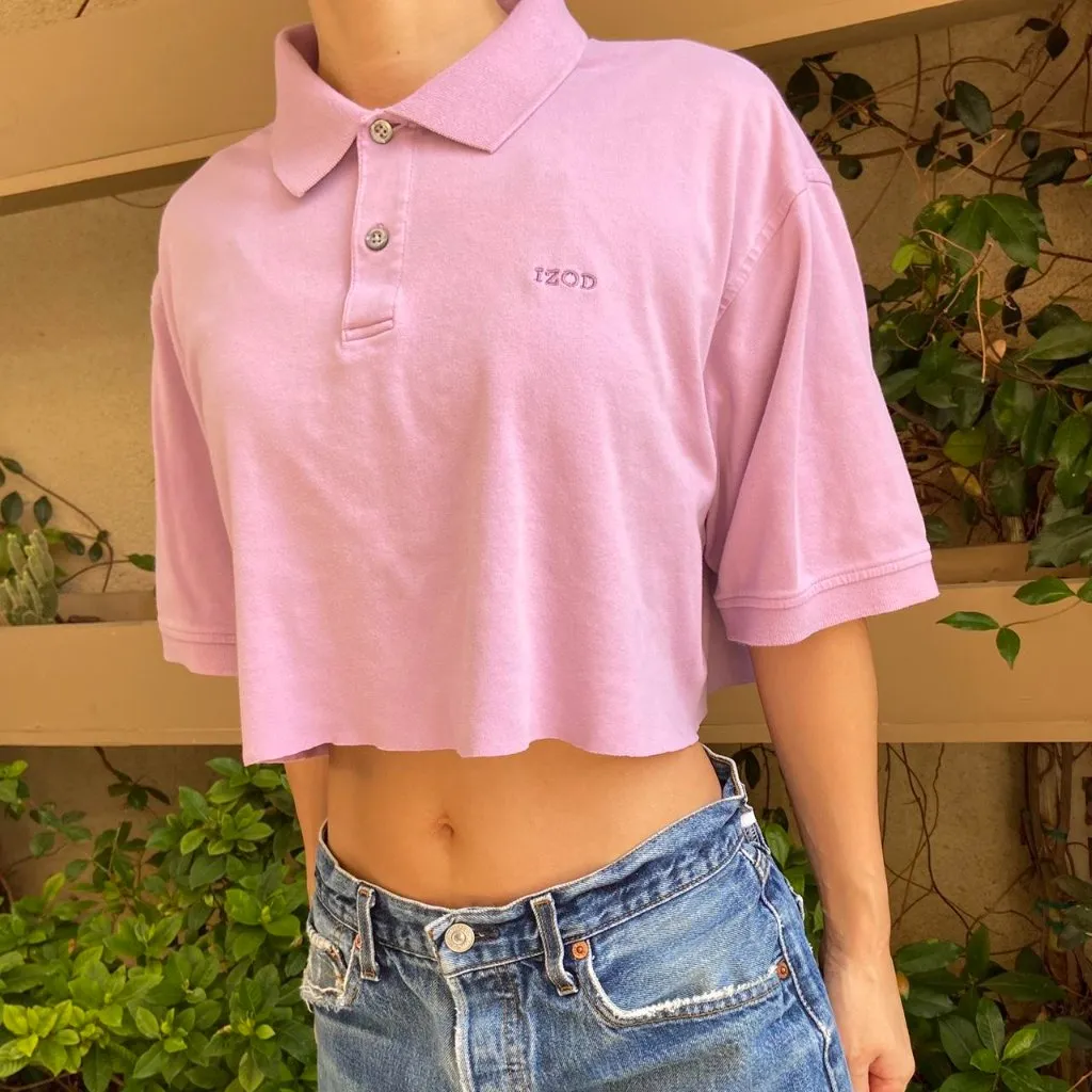 Izod  Cropped Polo - Image 2