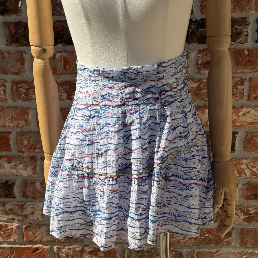 Free People colorful layered glittery Y2K mini skirt / XS/S /Excellent condition - Image 4