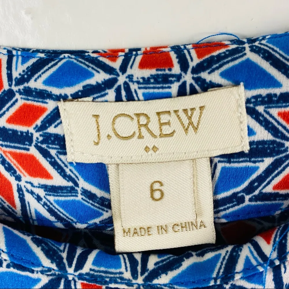 J. CREW FACTORY Sleeveless Split Back Top, Size 6 - Image 3