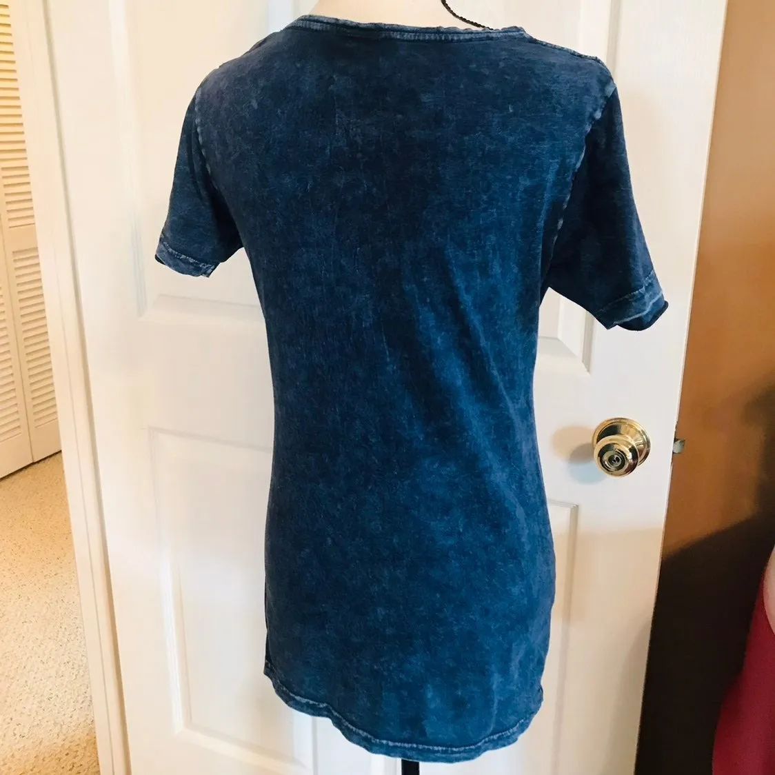 NEW YORK YANKEES MLB Womens‎ Fitted Shirt Blue Size M - Image 11