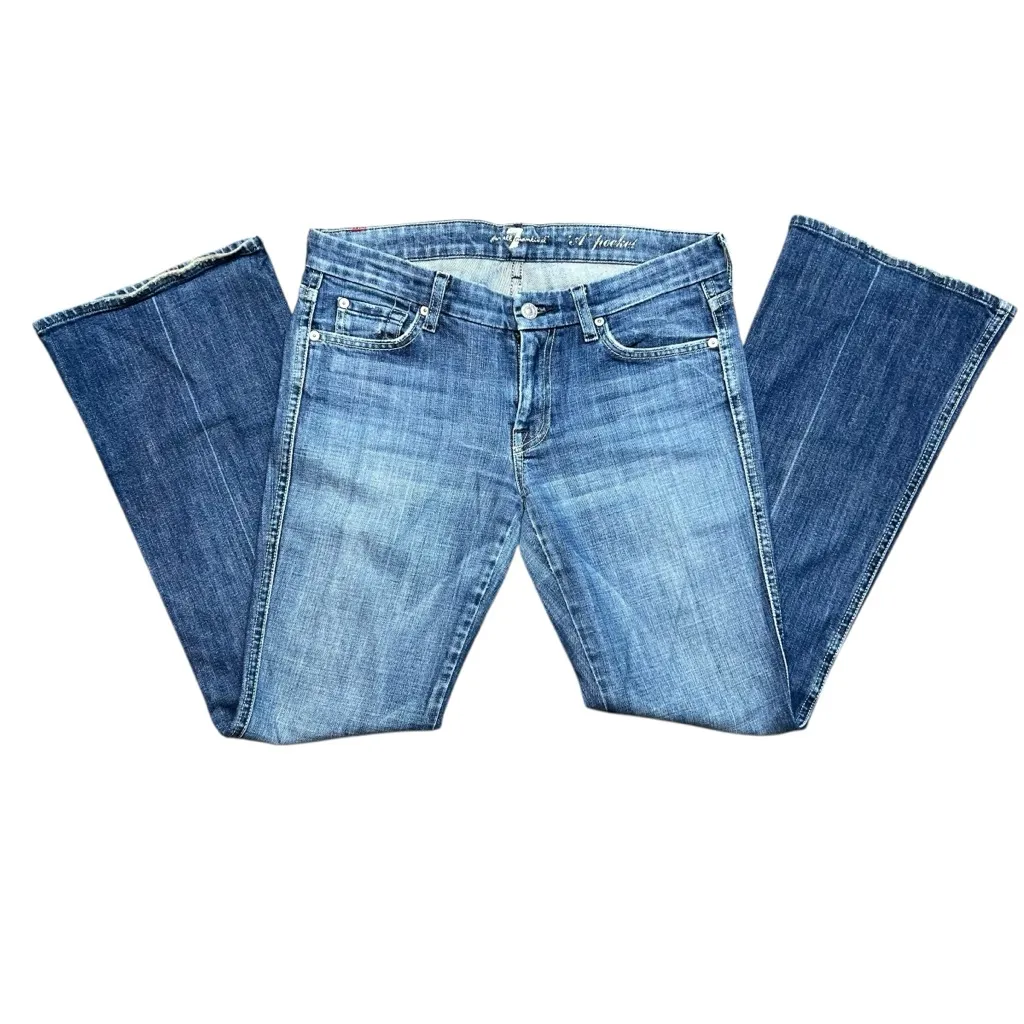 7 for All Mankind ‘A-Pocket’ low-rise Jeans Size 28 - Image 4