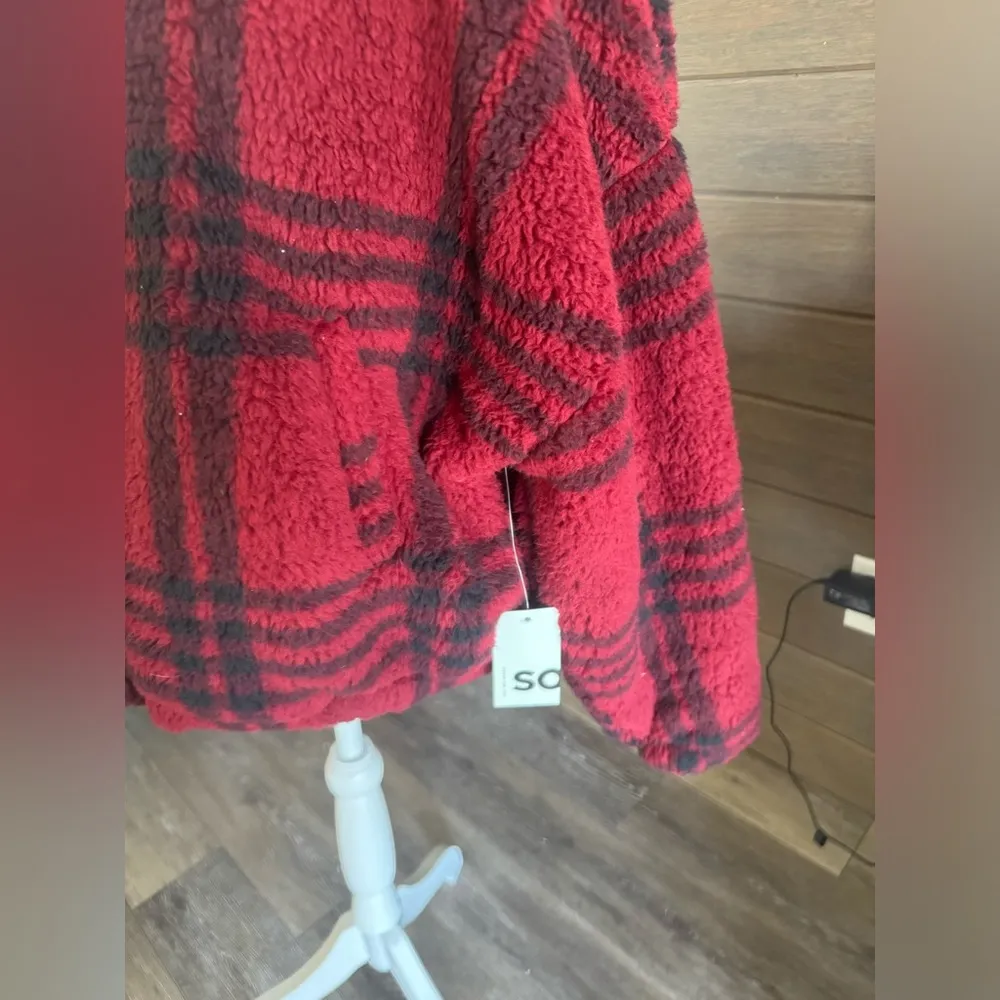 Sherpa fleece full zip jacket - Image 5