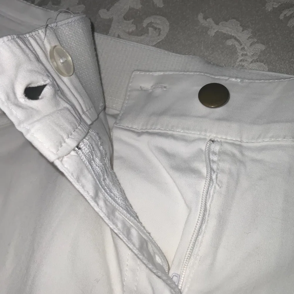 White Counterparts Cargo Summer Cotton Ankle Lightweight Casual Pants Size 6 - Image 8