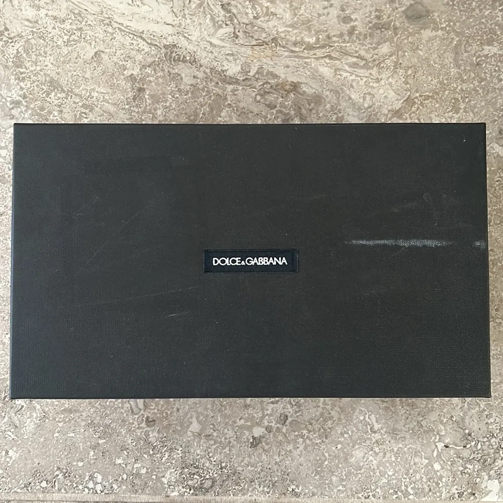 Logo Heel Ankle Strap Sandals in Gold Tan, New in Box - Image 13