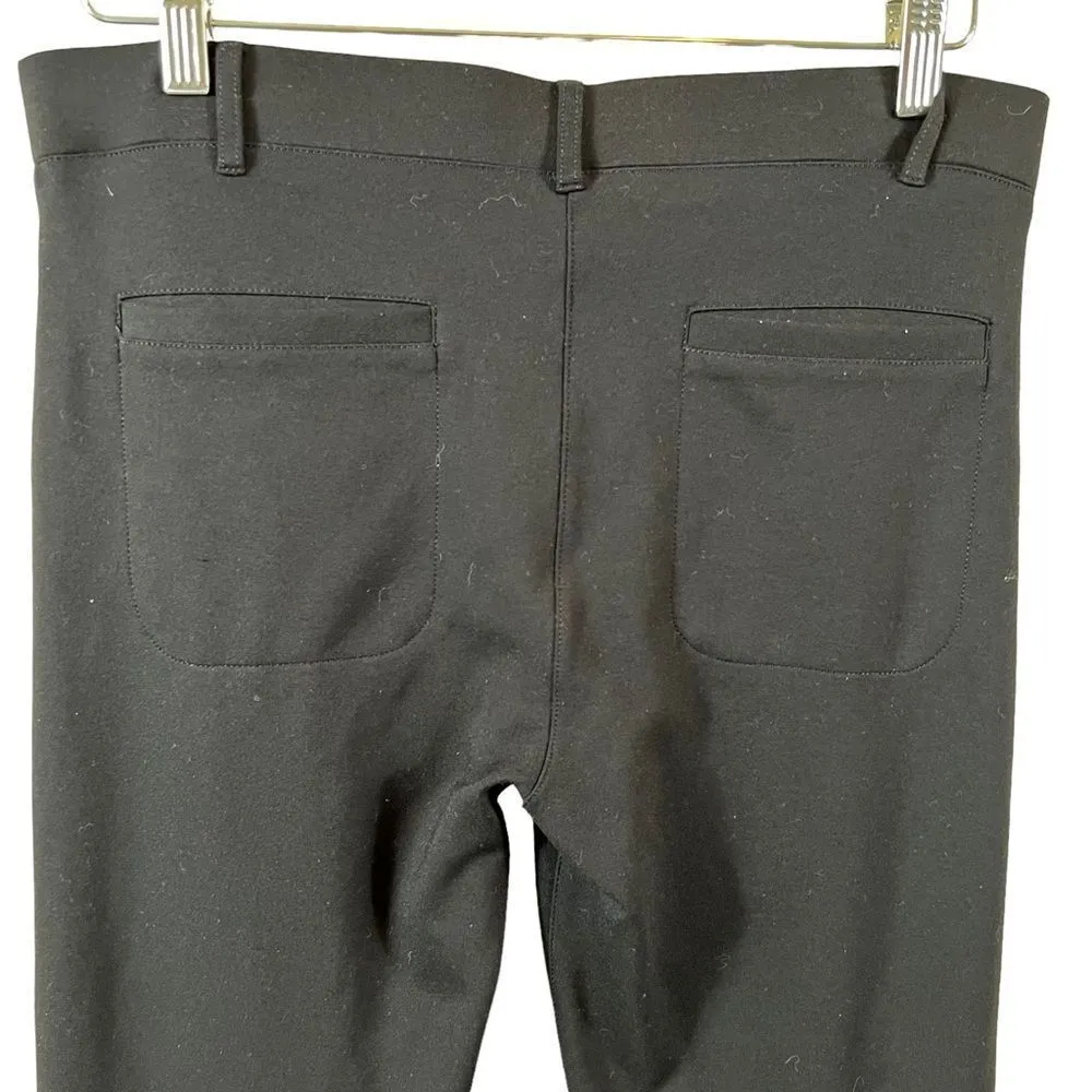 Betabrand black straight leg classic dress pant yoga pants - Image 12