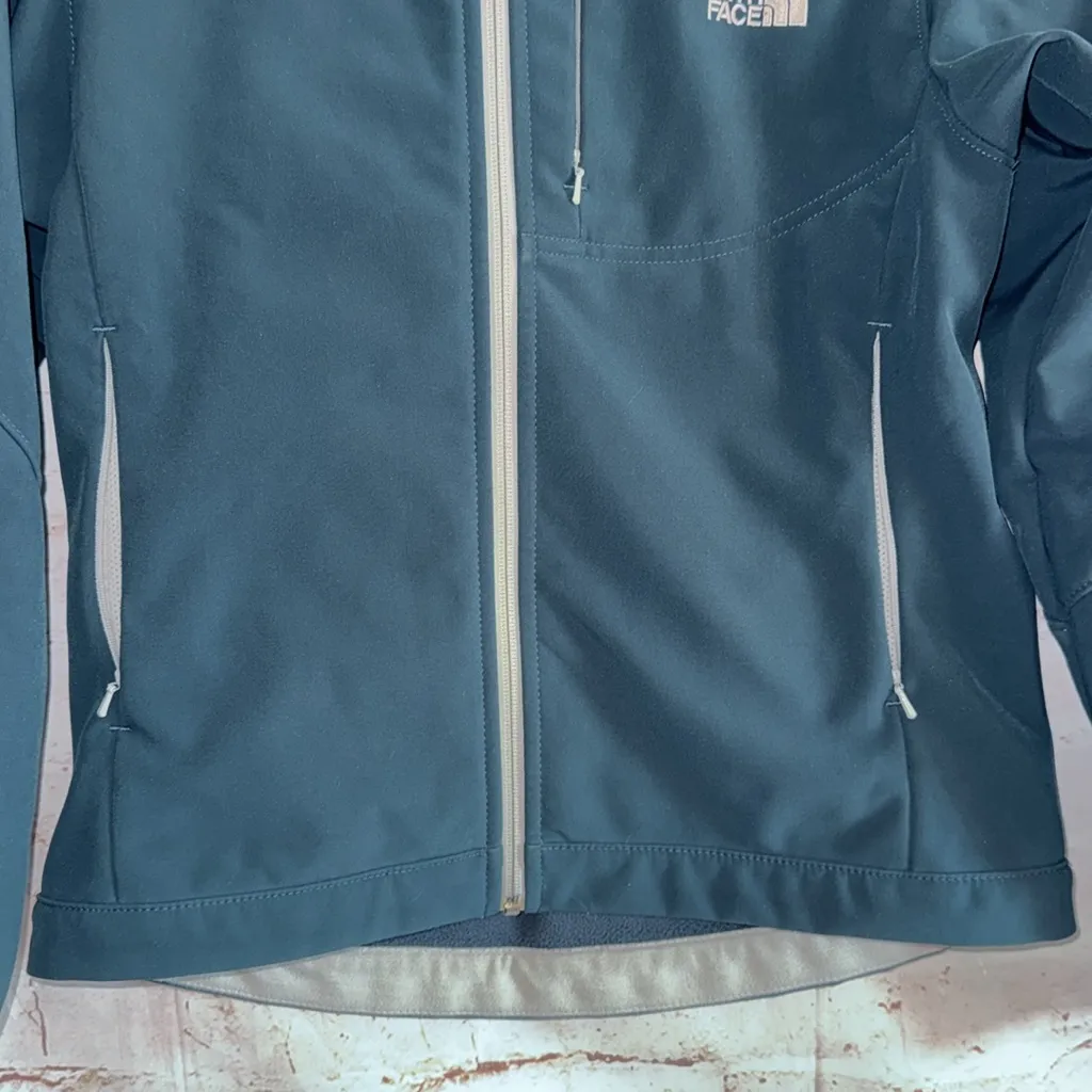 The North Face Dark Teal Softshell Jacket Women's Apex Bionic 3 Jacket small S - Image 3