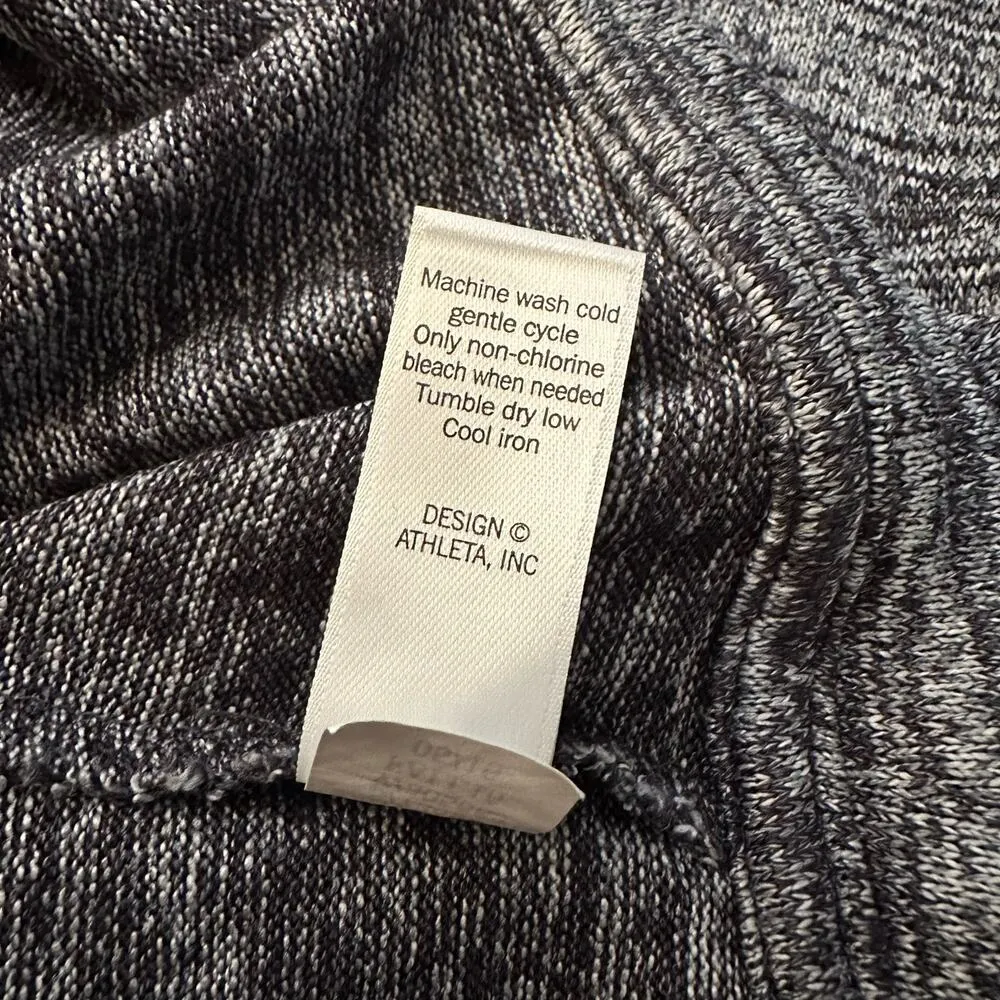 Athleta dark heather gray long sleeve knit cardigan size XXS - Image 8