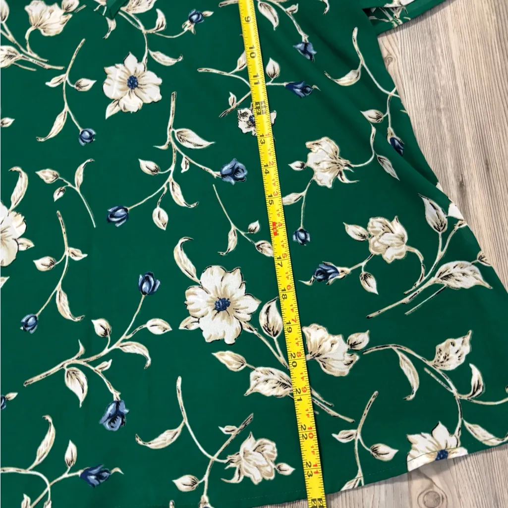 Sienna Sky Green Ruffled Cut Out Blouse - Image 5