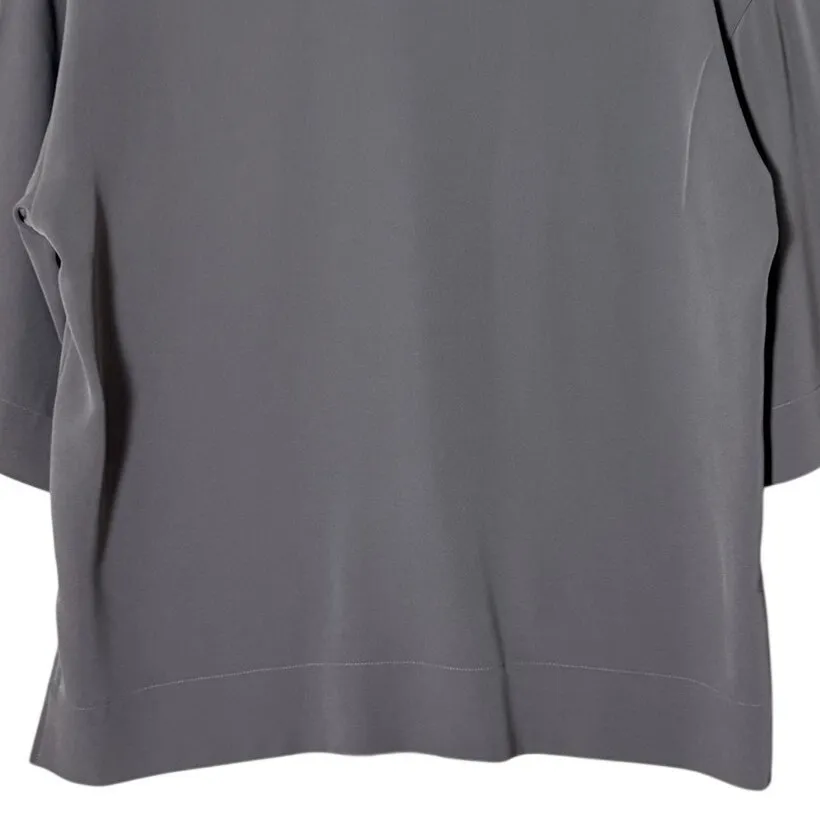 Uniqlo V-Neck Short Sleeve Boxy Blouse Tunic Top Size Small NWOT - Image 6