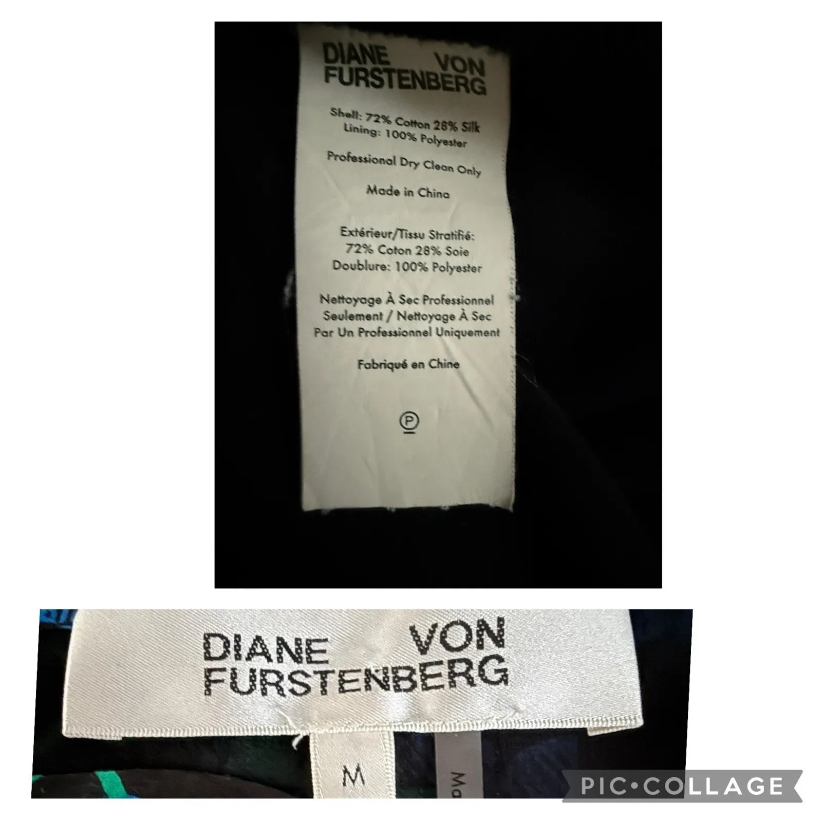 Diane Von Furstenberg Baylee Silk Mini Dress Floral A-Line Tiered Size Medium - Image 13