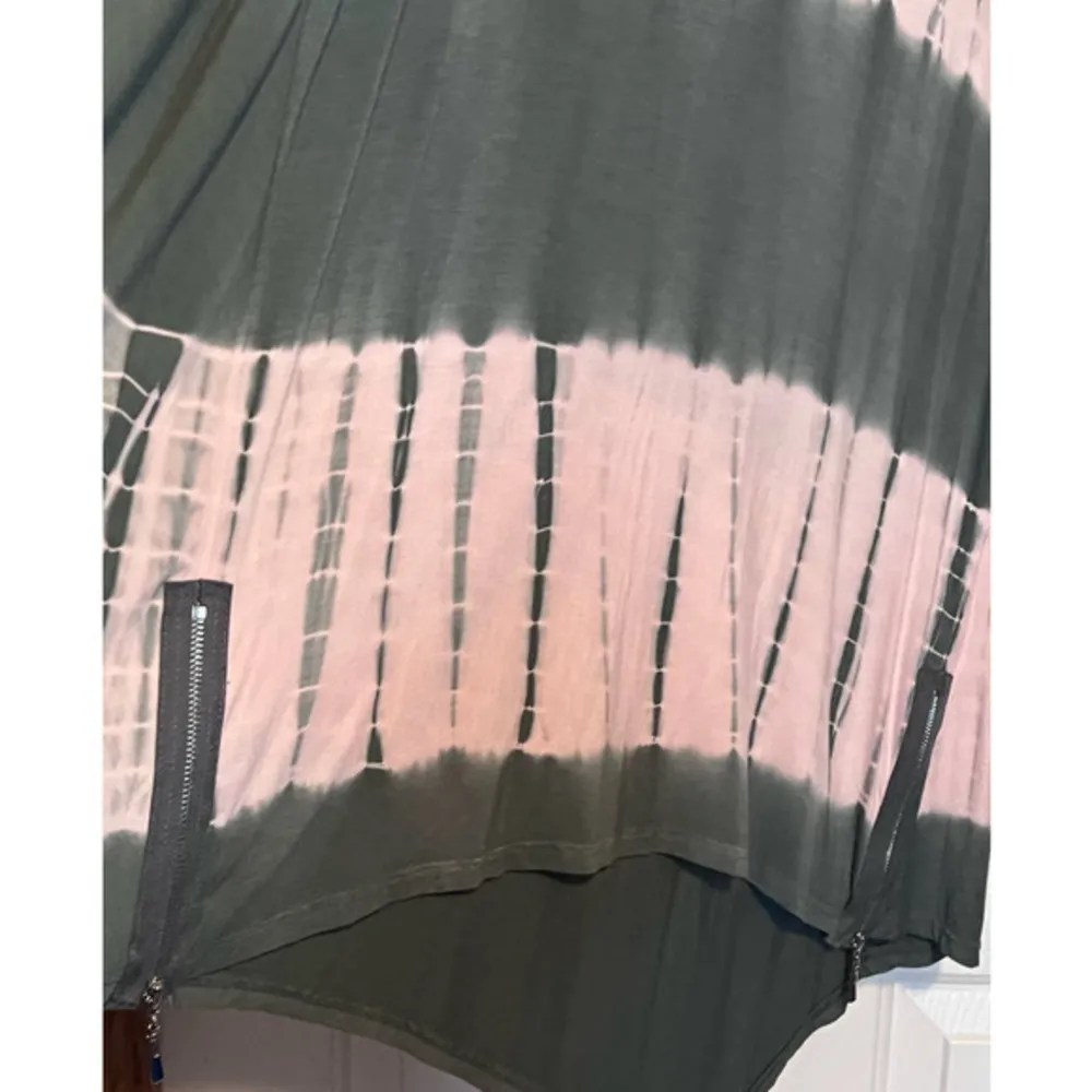 Kori America Womens Pink Gray Dyed Dress Zipper Size S 31" Long x 19" Pit to Pit - Image 4