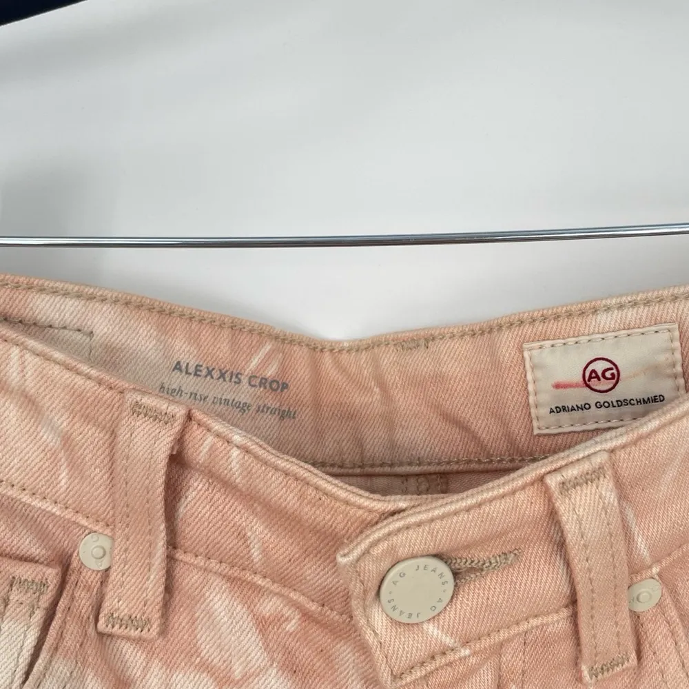 Adriano Goldschmied Womens Alexxis Crop High-Rise Vintage Straight Jeans Size 28 - Image 10